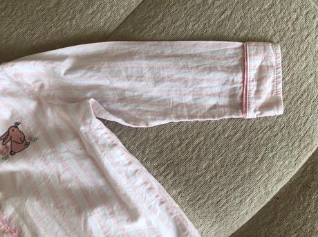 Bielo - ružové pásikavé bavlnené pyžamo, f&f, 98, f&f,98