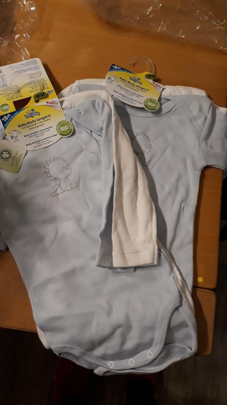 Body dlhym rukavom 12 m bio bavlna, 80