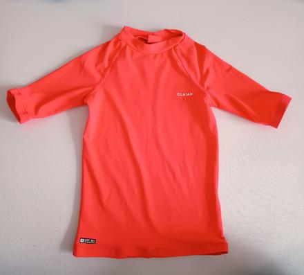 Plavkový top upf50, decathlon,128