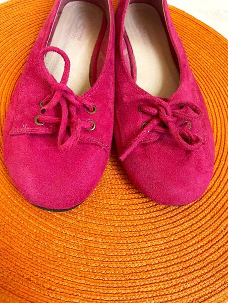 Semišové balerínky, 38