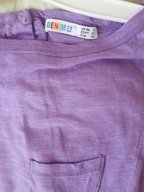 Asymetrické tričko, denim,36