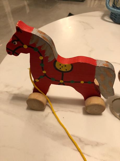 Hračky na ťahanie drevené, 