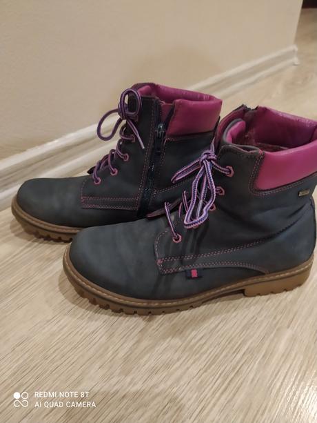 Kožené zimné topánky - veľmi dobrý stav, lasocki,36