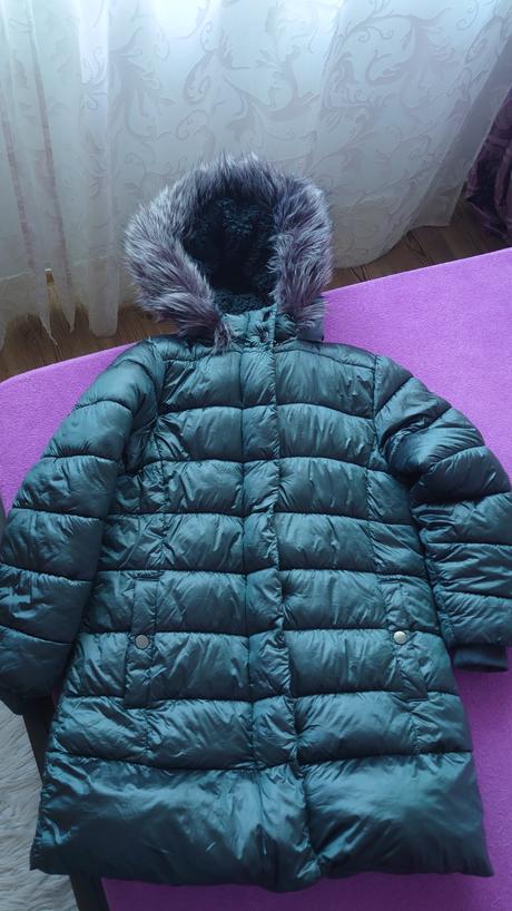 Next úžasná veľmi dobre zateplená zelená bunda, next,128