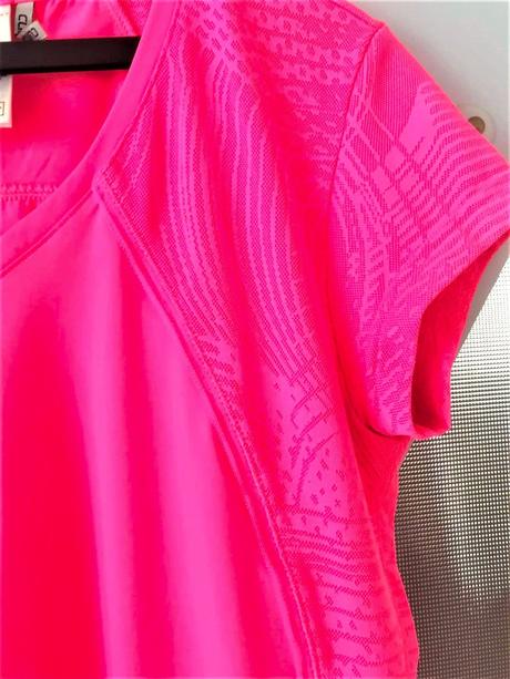 Elastické neónkové športové tričko, adidas,l
