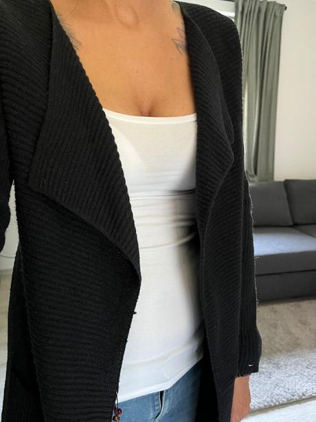 Čierny kardigán tommy hilfiger, tommy hilfiger,s