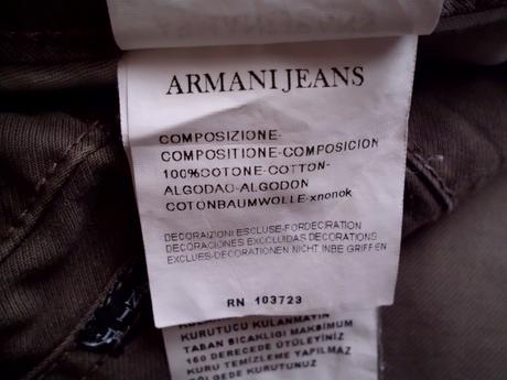 Tenšie xl  38/34, armani,xl