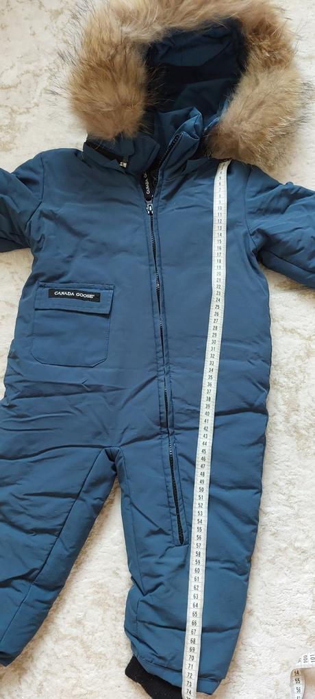 Páperový overal s pravou košušinkou canada goose, 98