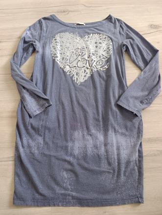 Teplákové šaty s vreckami, m