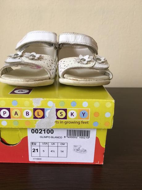 Kozene sandalky 21, 21