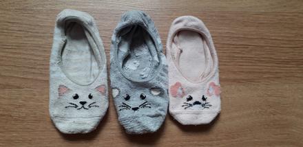 Ultra krátke letné ponožky 3 páry vel. 21-27, 22