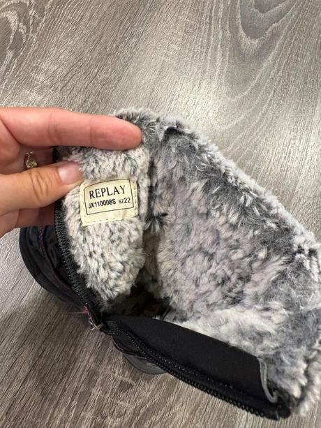 Replay dievcenske zimne cizmy č.22, replay,22