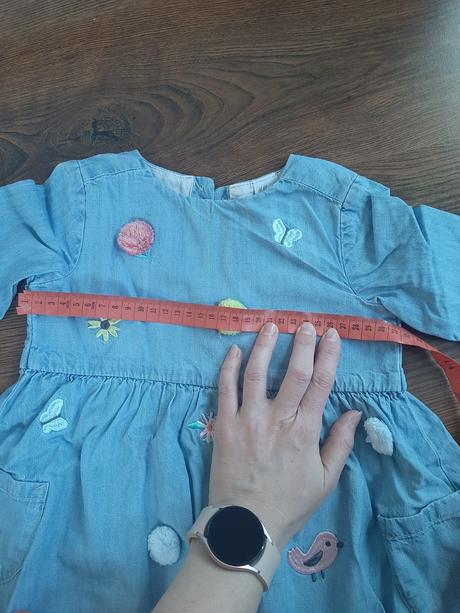 Šatky riflové, h&m,92