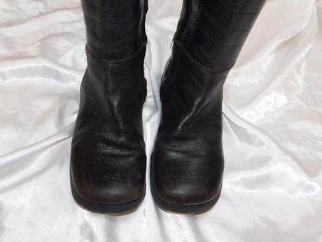 Luxusne dievčenske kožene čižmy, 33