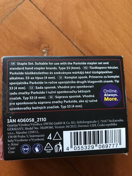 Spinky do zošívačky, 