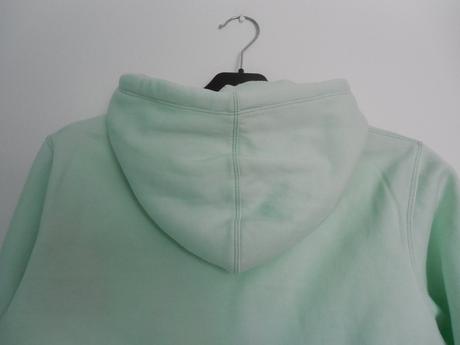 Tyrkysová mikina crop, s