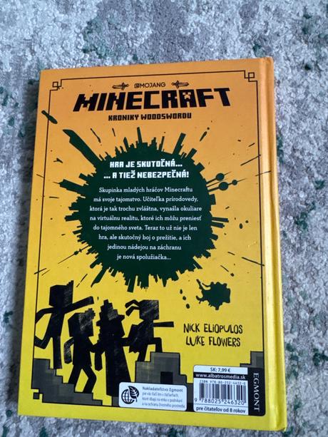 Minecraft vitajte v hre kniha,