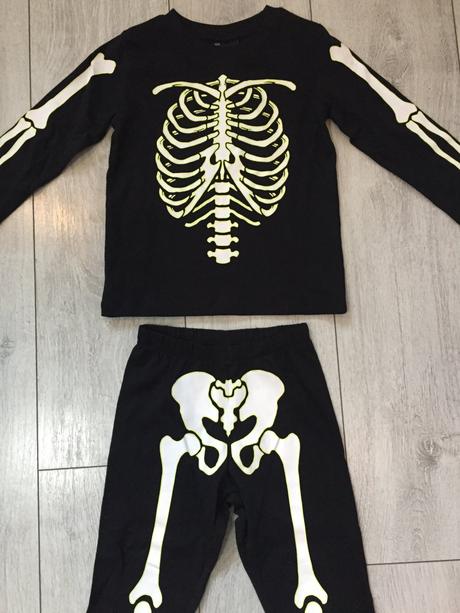 Chlapčenske pyžamo kostra 2-4 roky, h&m,98