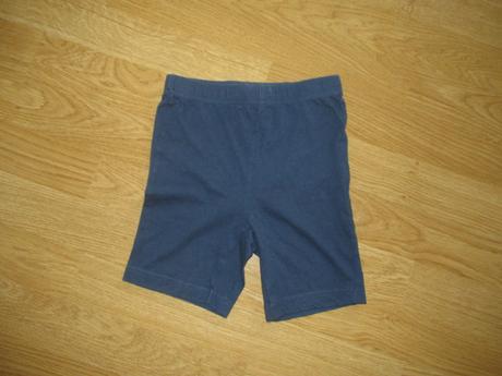 Modré šortky v. 110/116, lupilu,110
