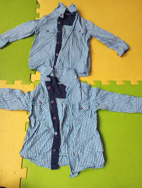 Balík oblečenia dvojičky chlapci, 86