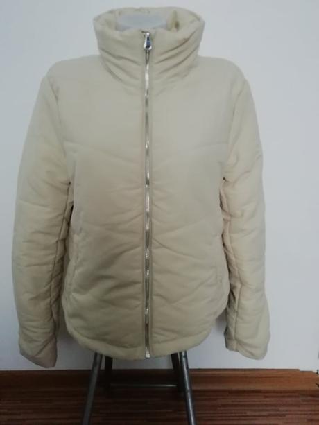 Dámska prešívaná bunda béžová, bonprix,40