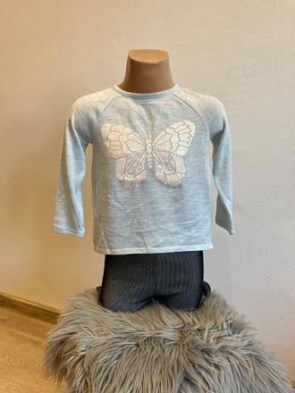 Dievčenský sveter s motýľom h&m (98-104), h&m,98