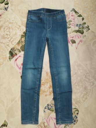 Dievčenské džeginsy, h&m,128