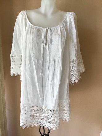 Krasna ľanova bluza, 46 / 48