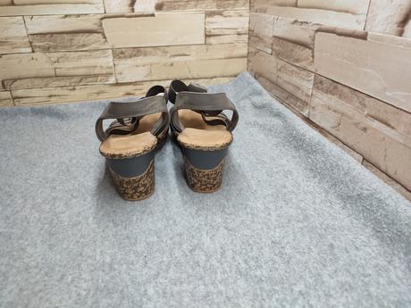 Rieker 37 - dámske letné šedé sandále, rieker,37