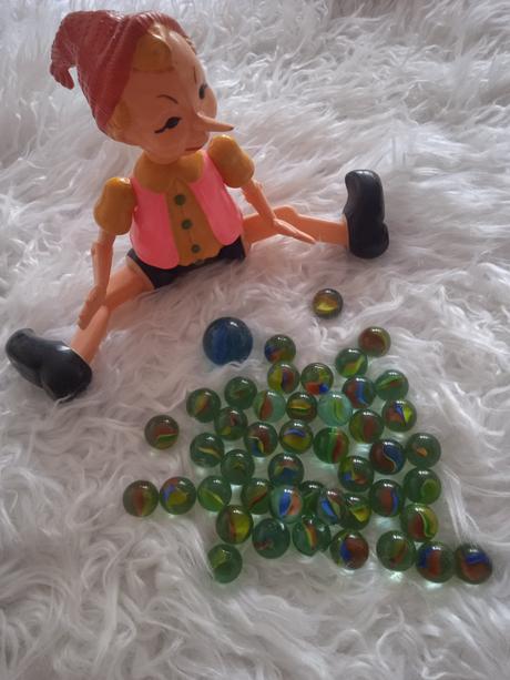 Sklené retro guličky, 