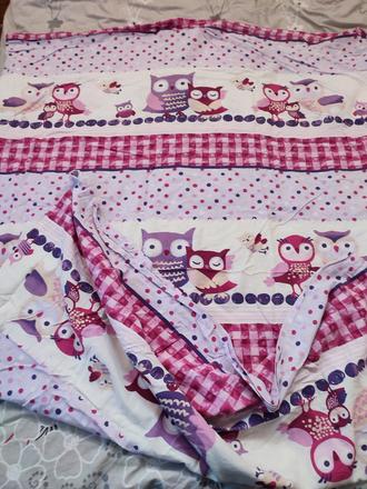 Obliečky s motívom sovička, šírka (cm): 130,dĺžka (cm): 180