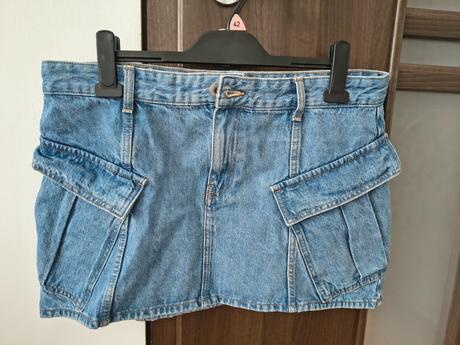 Rifľová sukňa, pull&bear,42