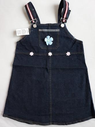 Dievčenské denimové šaty, 104