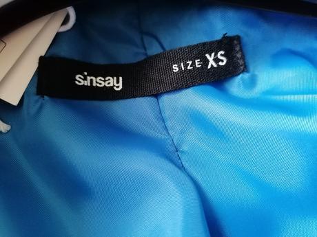 Kralovska modra kabatik, sinsay,xs