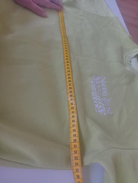 Neon lime mikina, pull&bear,s