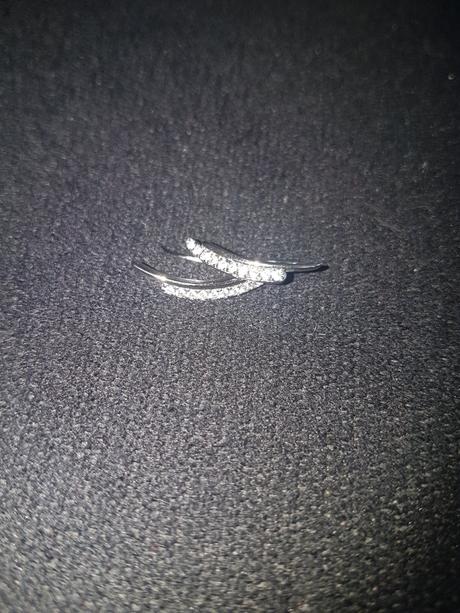 Nausnice postriebrene,