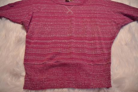 Bordový svetrík, s