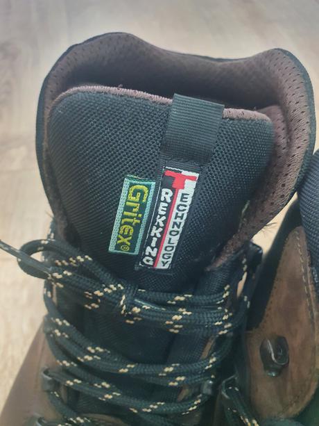 Pánske kožené turisktické topanky, 45