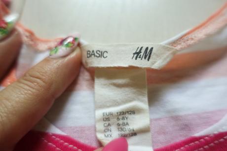 Šaty h&m basic 122/128, h&m,122