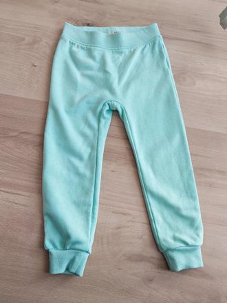 Mentolové tepláčiky 98/104 bavlna, 104