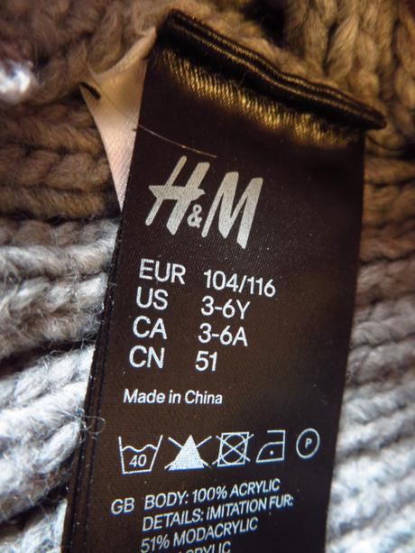 Čiapka s brmbolcom - 116, h&m,116