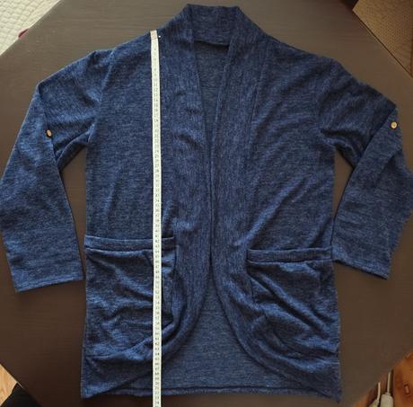 Kardigán s roll-up rukávmi, l