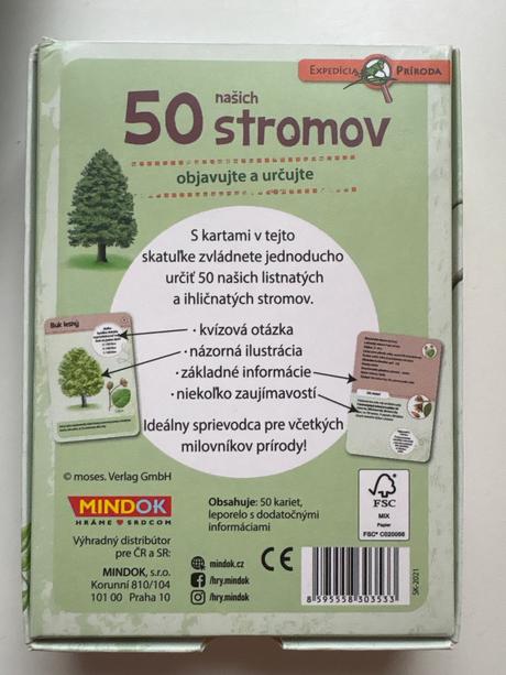 Objavujte a určujte 50 stromov, 