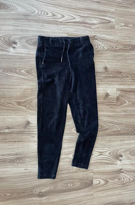 Čierne teplučké nohavice, m