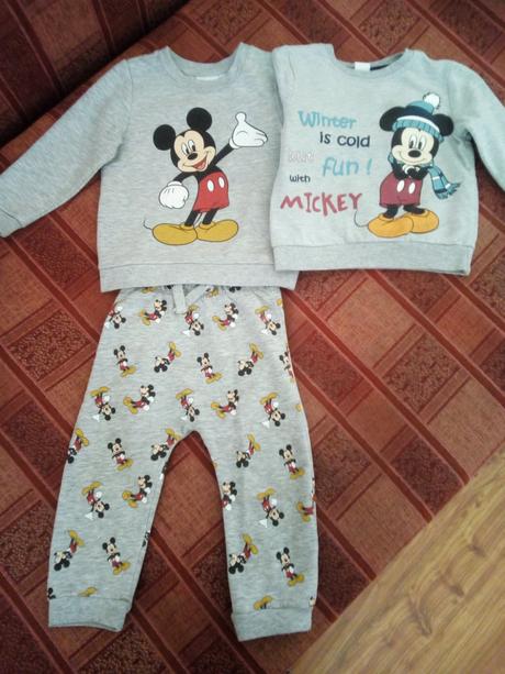 Detska teplakova suprava+mikina, disney,80