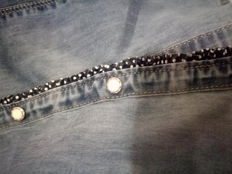 Luxusná košielka v rifľovom vzhľade, s