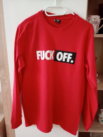 Tričko fuck off - 1x oblečené, new yorker,xs