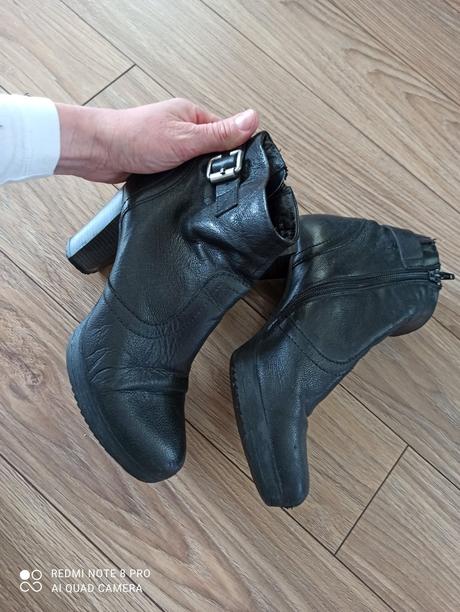 Kožené topánky mierne oteplene, 39