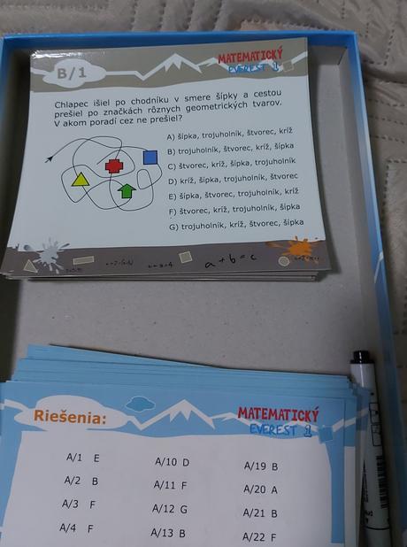 Matematický everest - logická hra pre deti , vek 7, 