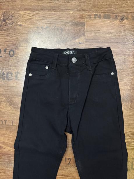 Čierne elastické nohavice, grace,134